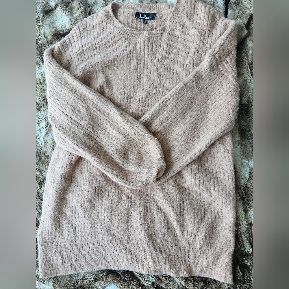 Lulu's Rose Sweater Dress